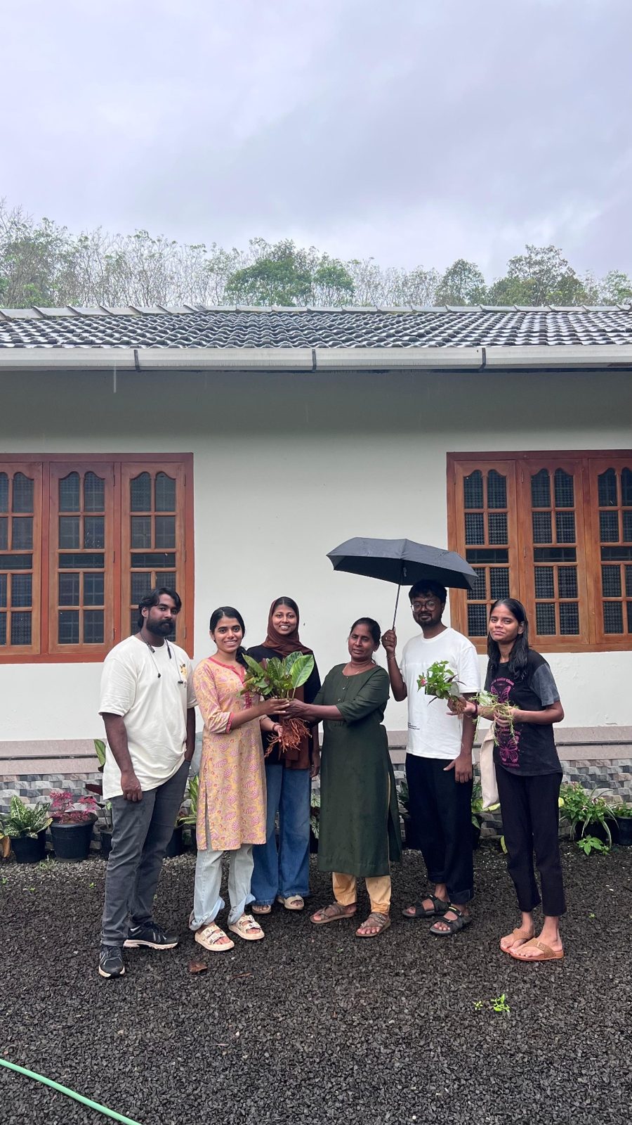 Saplings for the Ashram
